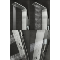 Bologna || Silver zuhanypanel, rozsdamentes acél
